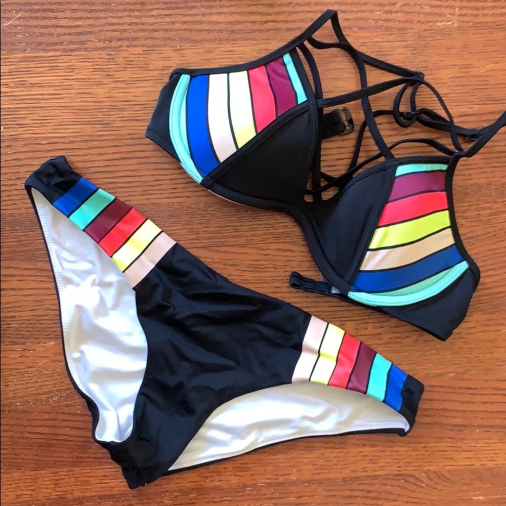 PINK BIKINI SMALL TOP MEDIUM BOTTOM